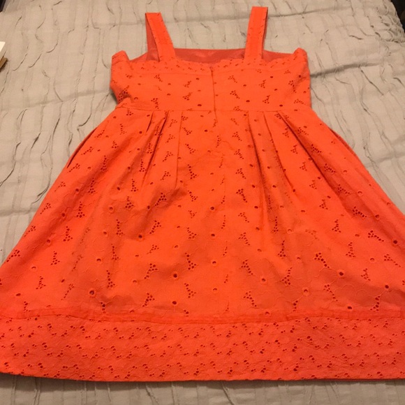 Donna Morgan orange party dress with pockets - Picture 3 of 4